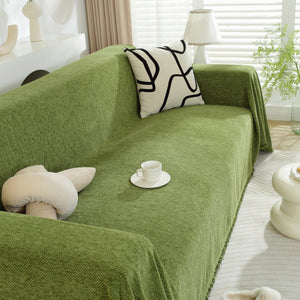 Chenille Herringbone Couch Protector Blanket, Stylish Throw Blankets for Couch and Couch Throw Cover