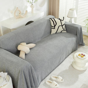 Chenille Herringbone Couch Protector Blanket, Stylish Throw Blankets for Couch and Couch Throw Cover