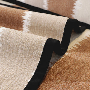 Striped Colorblock Non-Slip Sectional Couch Covers, Chenille Sofa Protector Cover