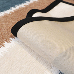 Striped Colorblock Non-Slip Sectional Couch Covers, Chenille Sofa Protector Cover