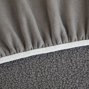Stretch Plush Fitted Couch Slipcover Furniture Protector for 1/2/3/4/5 Cushion Couch