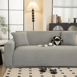 Stretch Plush Fitted Couch Slipcover Furniture Protector for 1/2/3/4/5 Cushion Couch