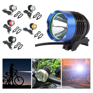 Mountian Bike Front Lamp 1800LM Bicycle Headlight Cycling Headlamp Battery Pack Charger 3 Modes Bike Headlight Waterproof  LEDs Bicycle Light Mountain Bike Front Light Headlamp Bike Light