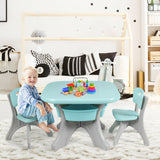 In/Outdoor 3-Piece Plastic Children Play Table & Chair Set