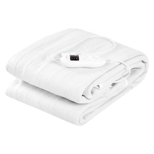 Safe Electric Heated Mattress Pad with 4 Size 8 Temperature 10-Hour Timer-Full Size