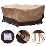 72" Waterproof Oval/Rect Garden Table Cover