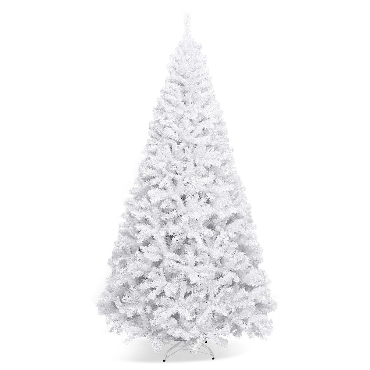 6' / 7.5' / 9' Hinged Artificial Christmas Tree with Metal Stand-7.5 ft