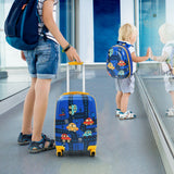 2PC Kids Luggage Set Rolling Suitcase & Backpack-Pink