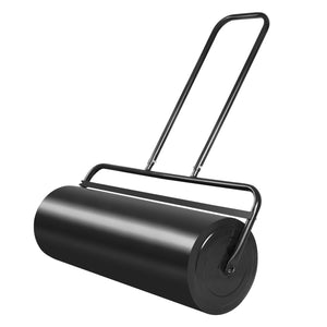 24 x 13 Inch Tow Lawn Roller Water Filled Metal Push Roller-Green