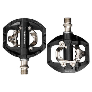 Black nylon DU + bearing Mountain Clipless Bike Bicycle Cycling Pedals Cleats Pedal Bicycle Bike Pedals Road Bicycle Pedals Cleats Set Clipless Pedals Compatible With Mountain BIkes