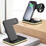 4-in-1 Wireless Charging Stand with Night Light by Infinite Basics