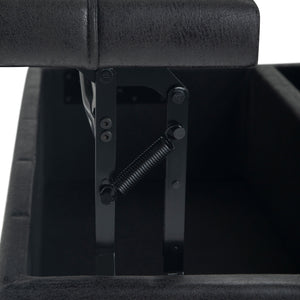 Harrison - Upholstered Coffee Table Storage Ottoman by Couch.com