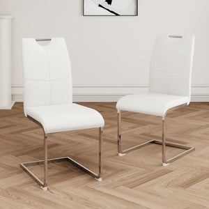 Modern Dining Chairs With Padded Seat And Metal Legs by Couch.com
