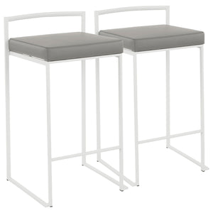 Fuji - Simple Elegance, Contemporary Stackable Counter Stool by Couch.com