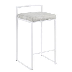 Fuji - Simple Elegance, Contemporary Stackable Counter Stool by Couch.com