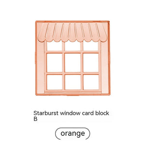 Color Window Asterism Magnetic Building Blocks Assembly
