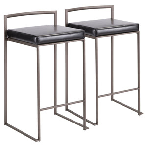 Fuji - Industrial Stackable Counter Stool Elegant Design by Couch.com