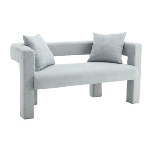 Modern Chenille Loveseat Sofa, Comfy Upholstered 2 Seater by Couch.com