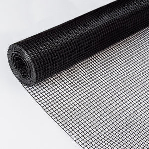 Vinyl Coated Hardware Cloth 19 Gauge Welded Wire Fence For Poultry Netting And Chicken Coop - Black
