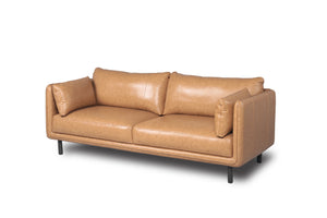 Modern Leather Sofa - Camel by Couch.com