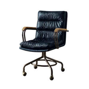 Harith - Retro Top Grain Leather Office Chair by Couch.com