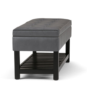 Cosmopolitan - Storage Ottoman Bench With Open Bottom by Couch.com