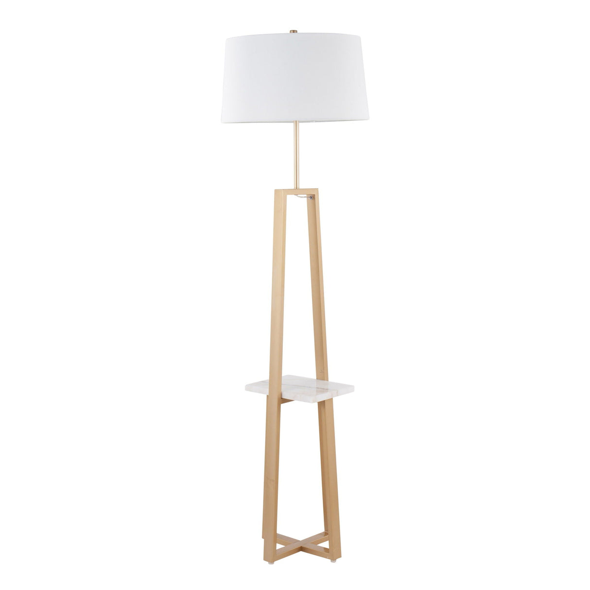 Cosmo - Shelf Contemporary / Glam Floor Lamp by Couch.com
