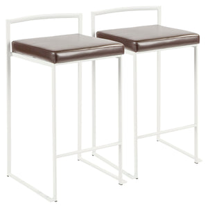 Fuji - Simple Elegance, Contemporary Stackable Counter Stool by Couch.com