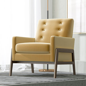 Cole - Solid Wood Lounge Chair by Couch.com