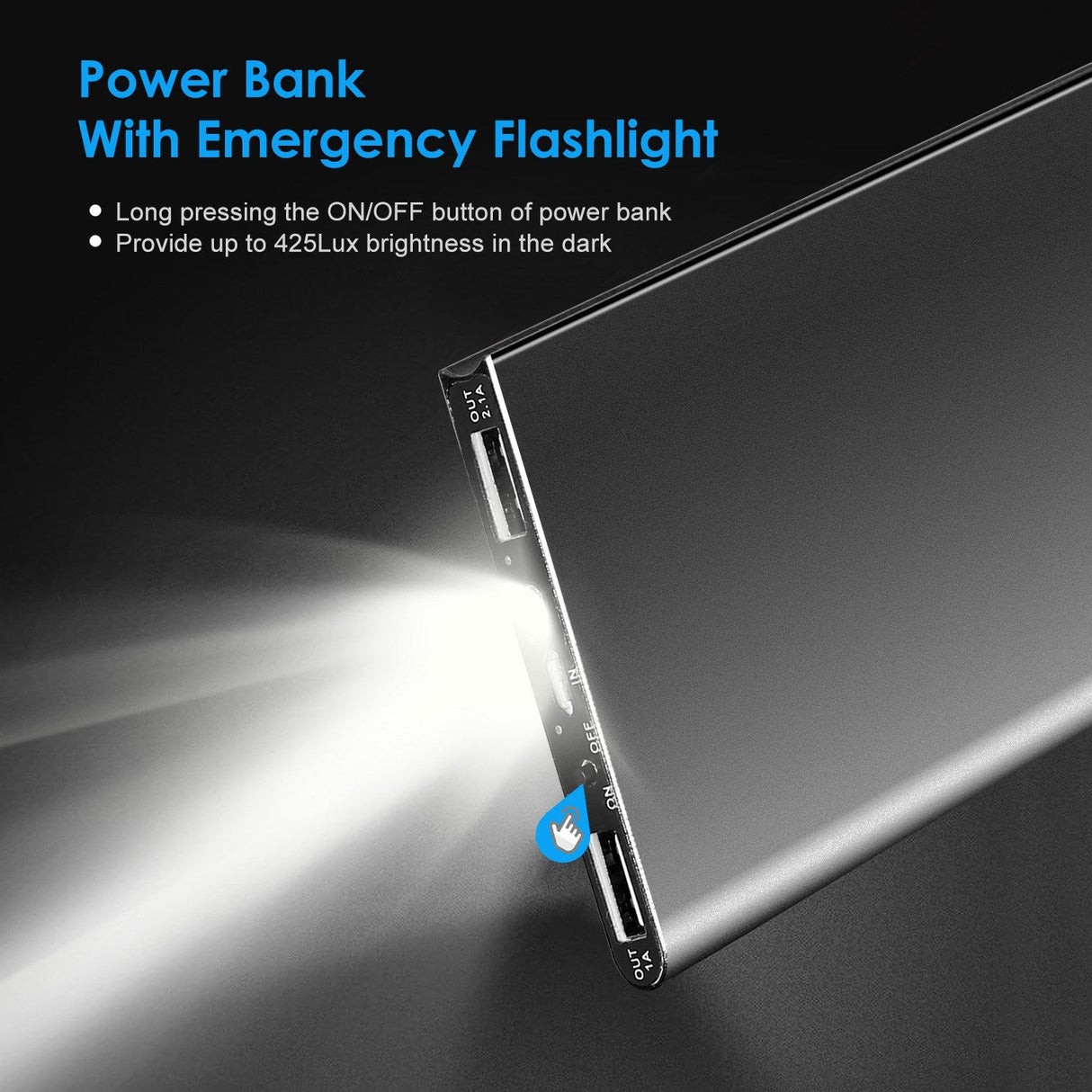 20000mAh Power Bank Ultra-thin by DirectDeals