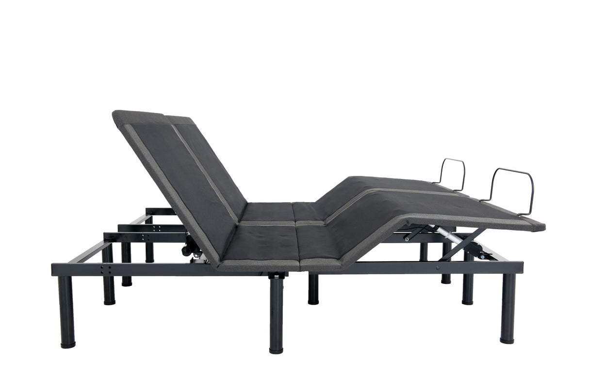 Refresh - 12" Flex Head Memory Foam Hybrid Mattress And Adjustable Base Bundle by Couch.com