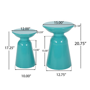 Serenita - Outdoor Side Tables With Flared Design (Set of 2) by Couch.com