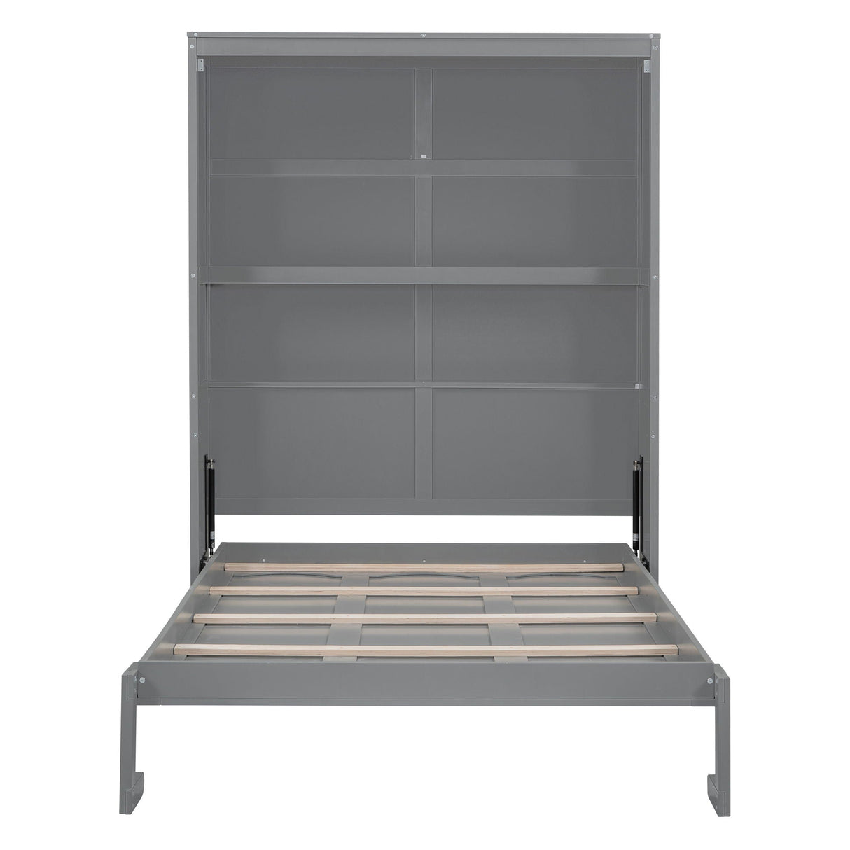 Murphy Wall Bed With Shelves, Space Saving by Couch.com