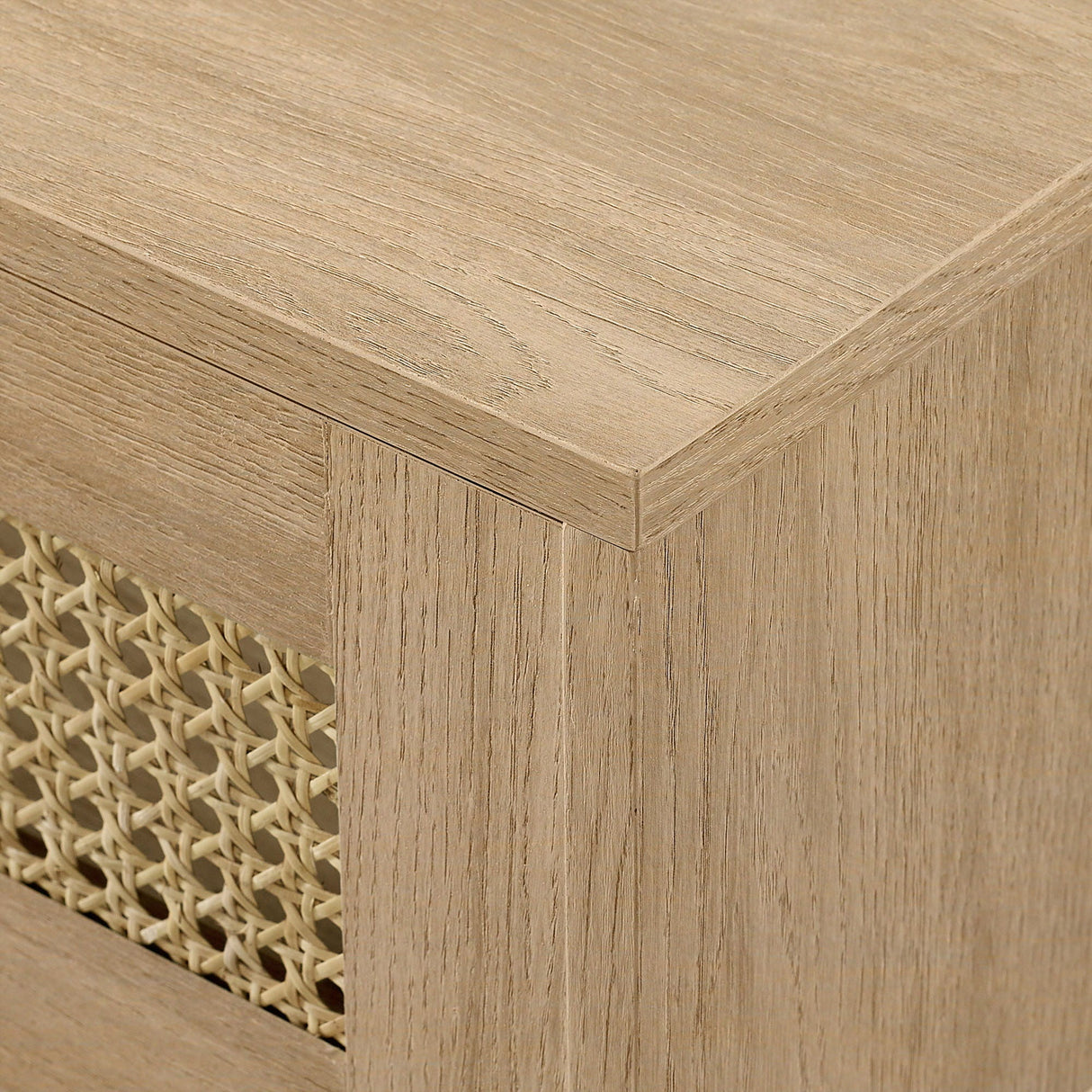 Modern Rattan Door Floating TV Stand For TVs Up To 80" by Couch.com