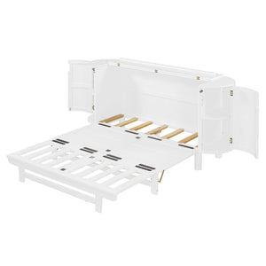 Murphy Bed With Hidden Storage & Modern Woven Design by Couch.com