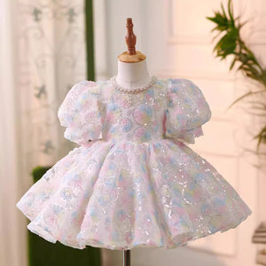 Princess Dress Light Luxury Minority High-end Flower Birthday Host Pettiskirt