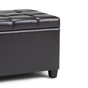 Sienna - Upholstered Storage Ottoman Bench by Couch.com