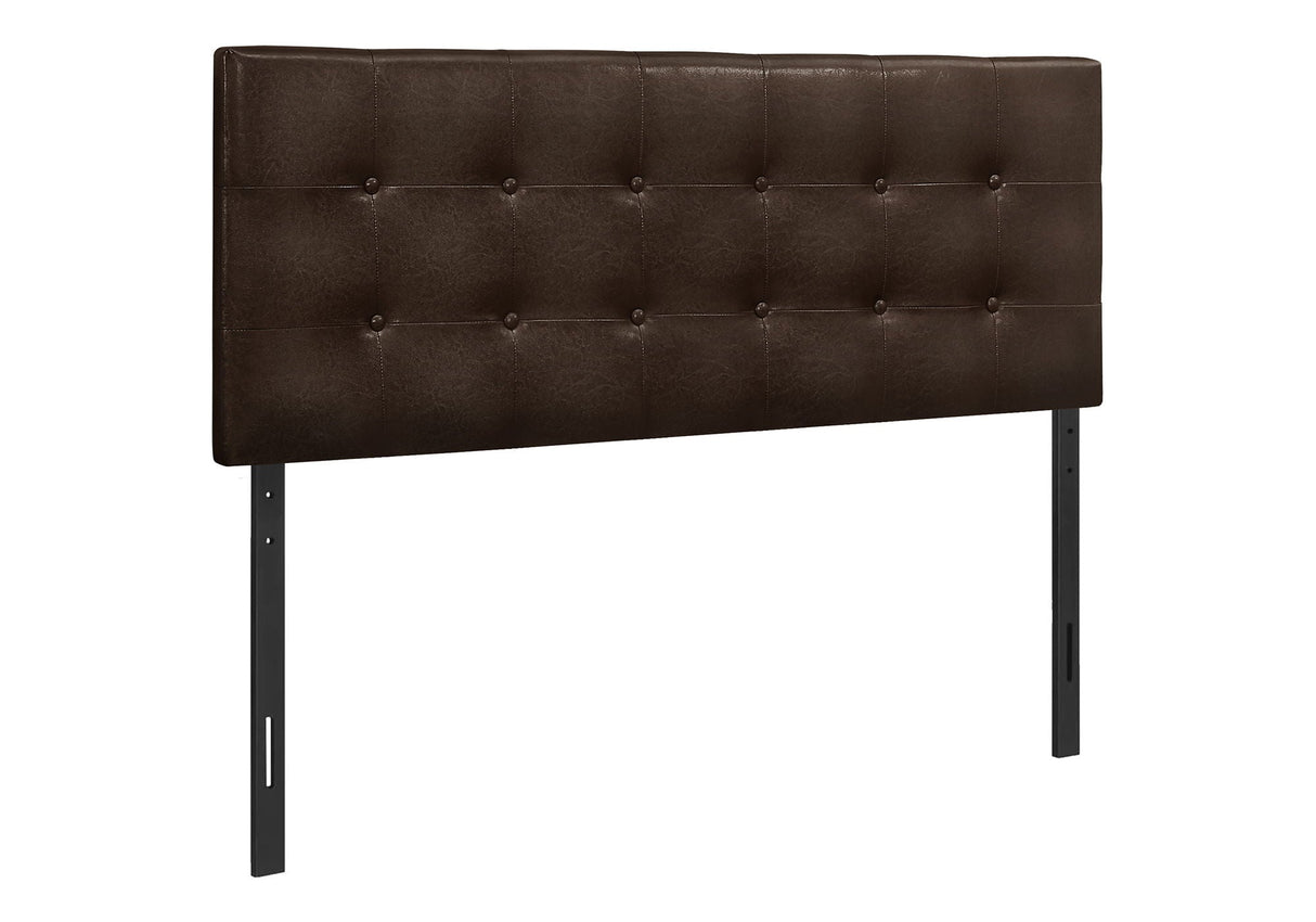 Full Size, Bed Headboard Only, Upholstered, Transitional - Brown by Couch.com