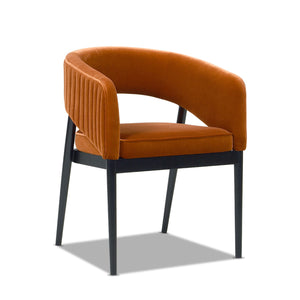 Mirah - Modern Open Barrel Dining Chair by Couch.com