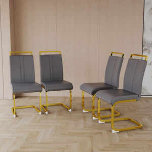 Side Dining Room Chair, Padded Seat High Back