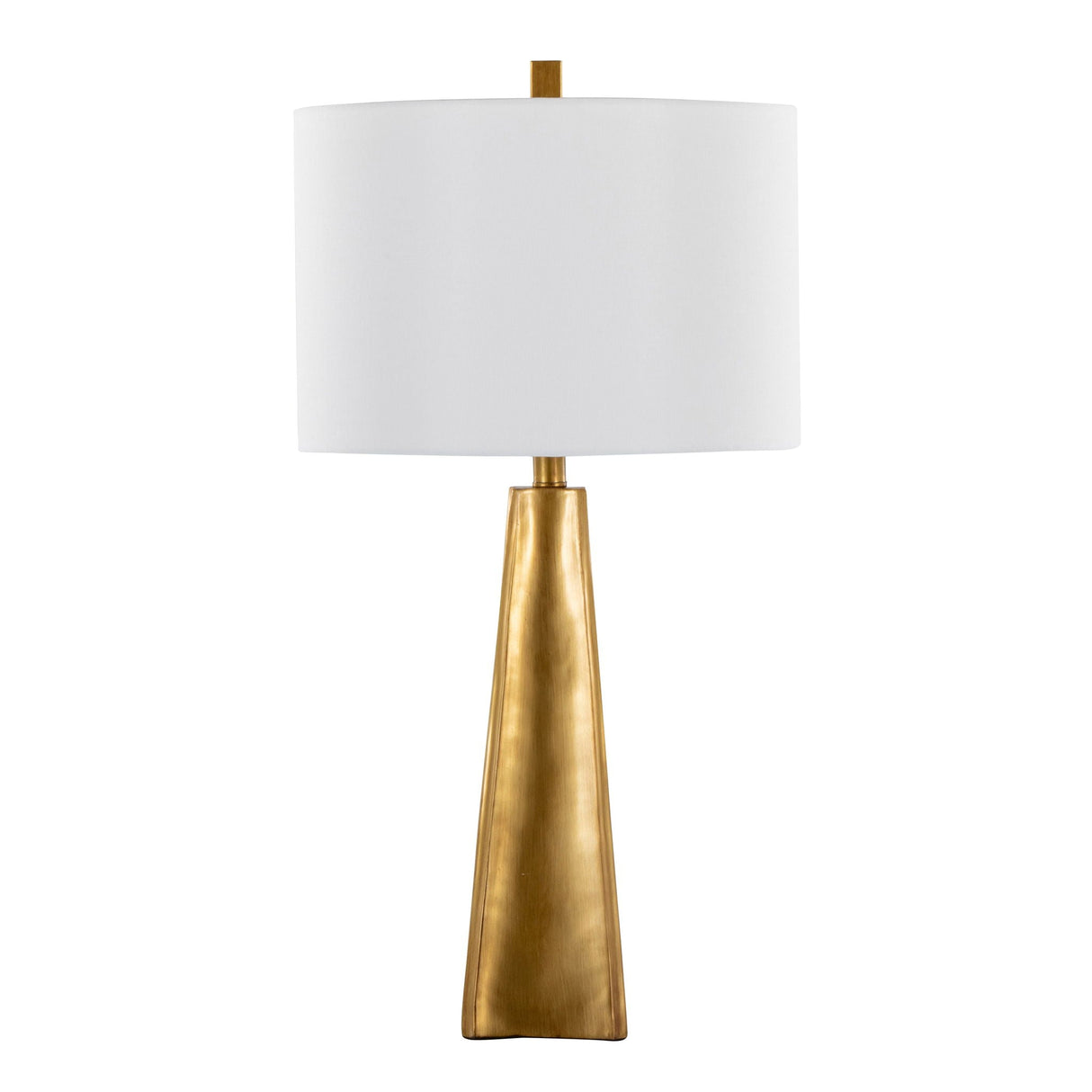 Pompeii - Contemporary Table Lamp - Gold / White by Couch.com