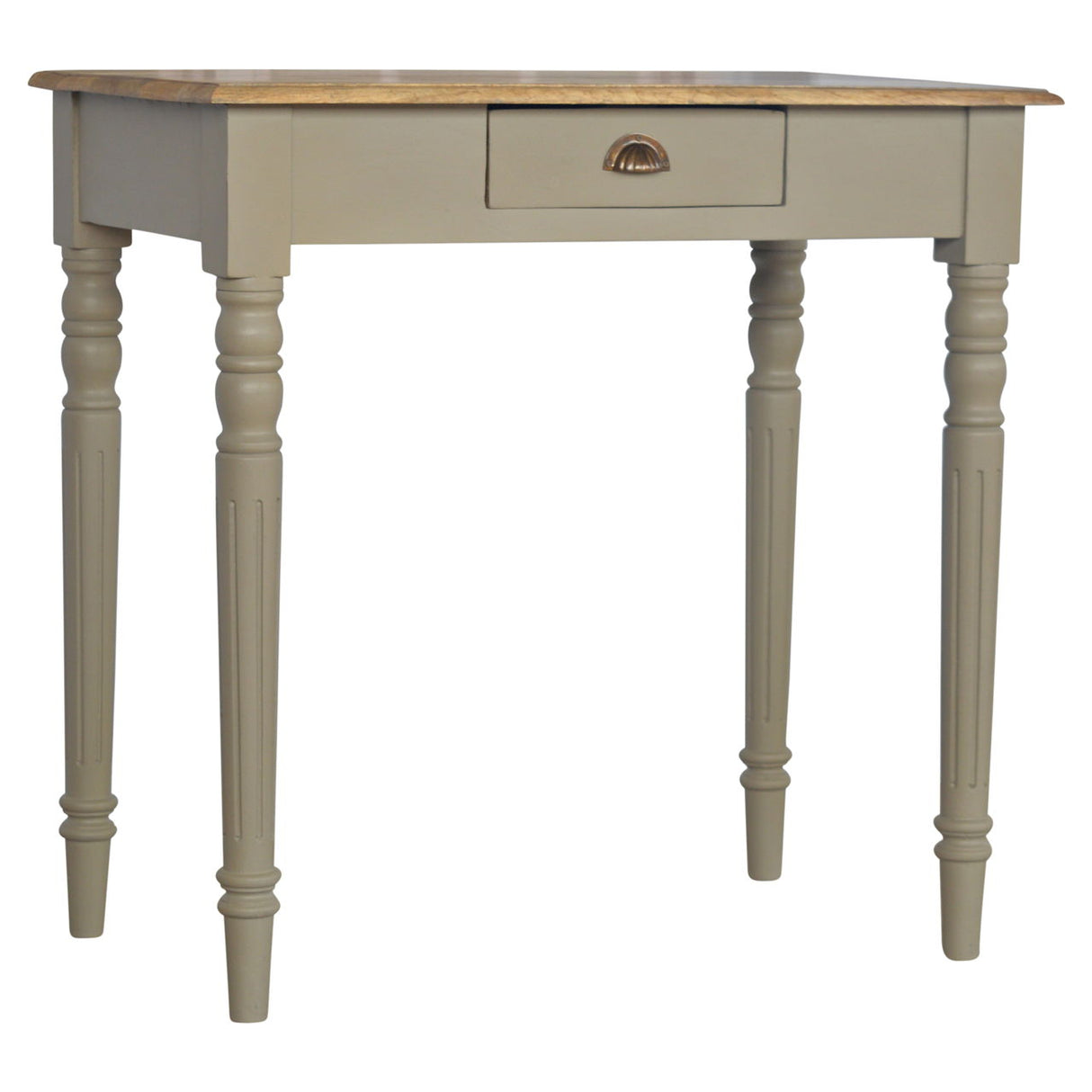 Hand Painted Writing Desk - Gray by Couch.com