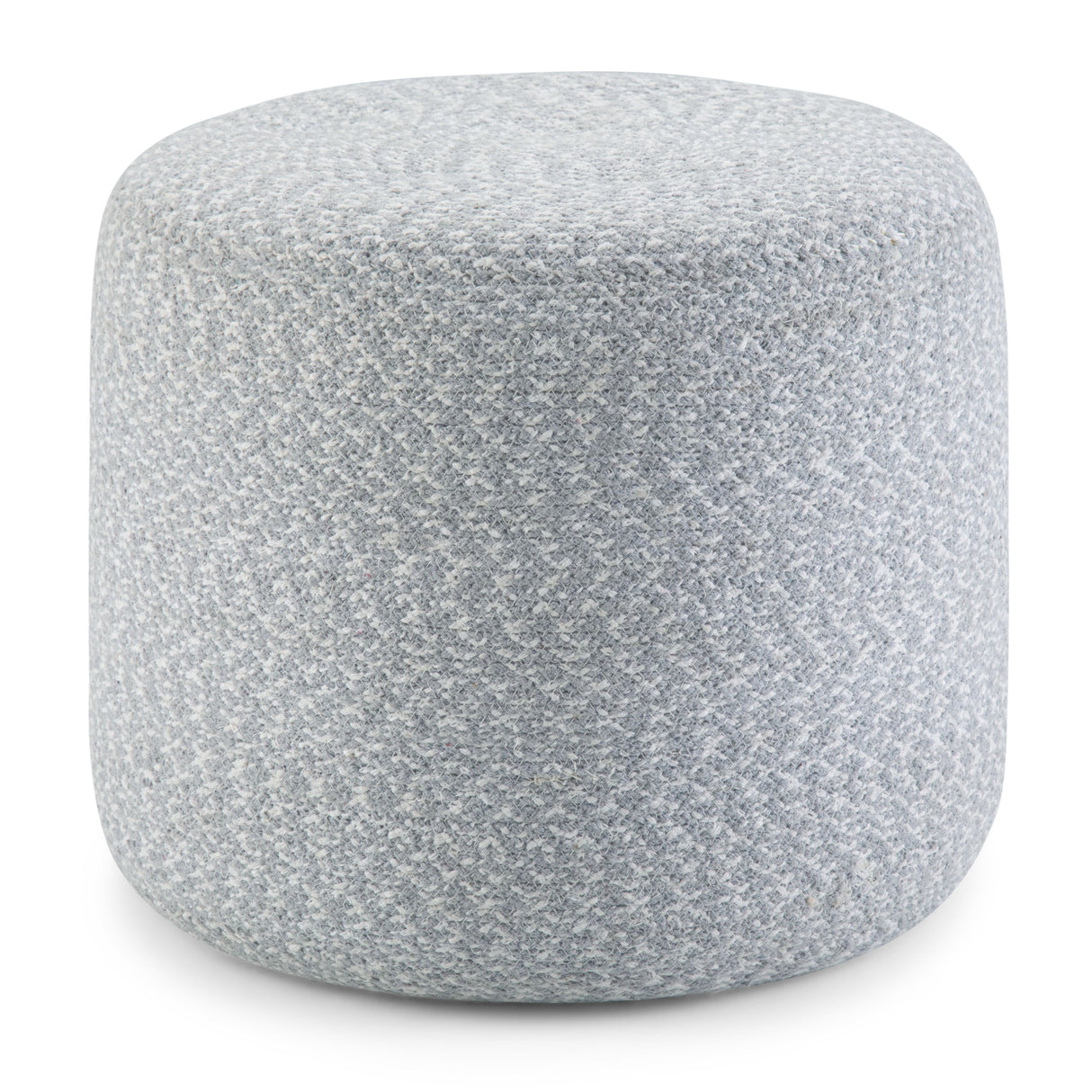 Bayley - Versatile Round Braided Pouf by Couch.com