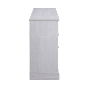 Lucifer - TV Stand Console With Fireplace - White Walnut by Couch.com