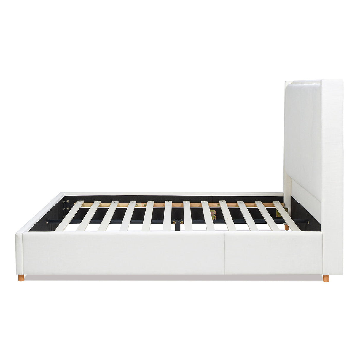 Miramar - Cushion Back Headboard Platform Bed Frame by Couch.com