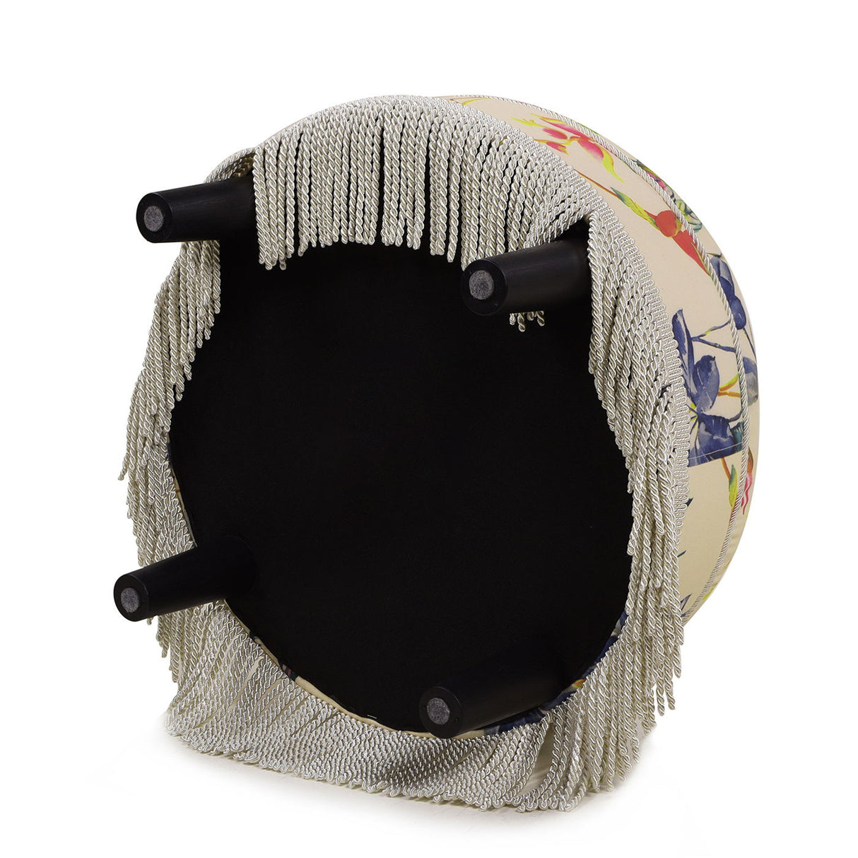 Yolanda - Round Upholstered Accent Ottoman by Couch.com