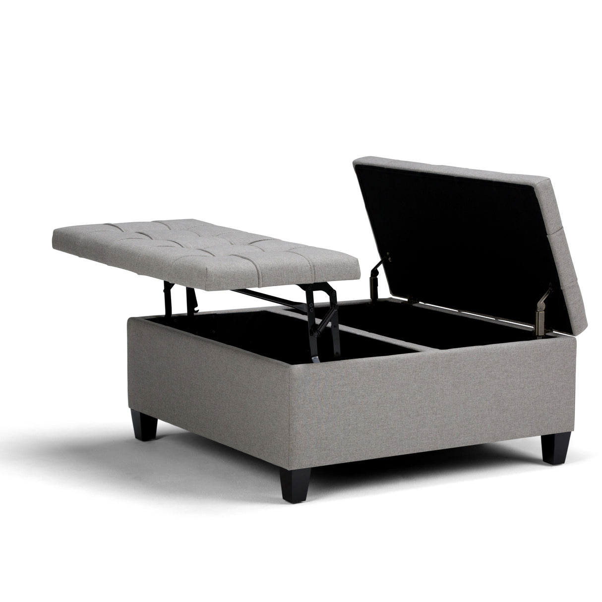 Harrison - Upholstered Coffee Table Storage Ottoman by Couch.com