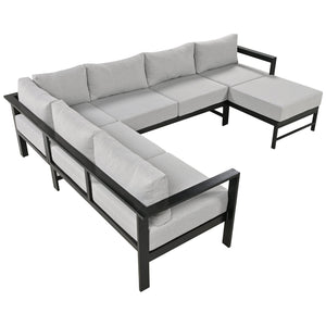 U_Style U-Shaped Outdoor Sectional Sofa Set