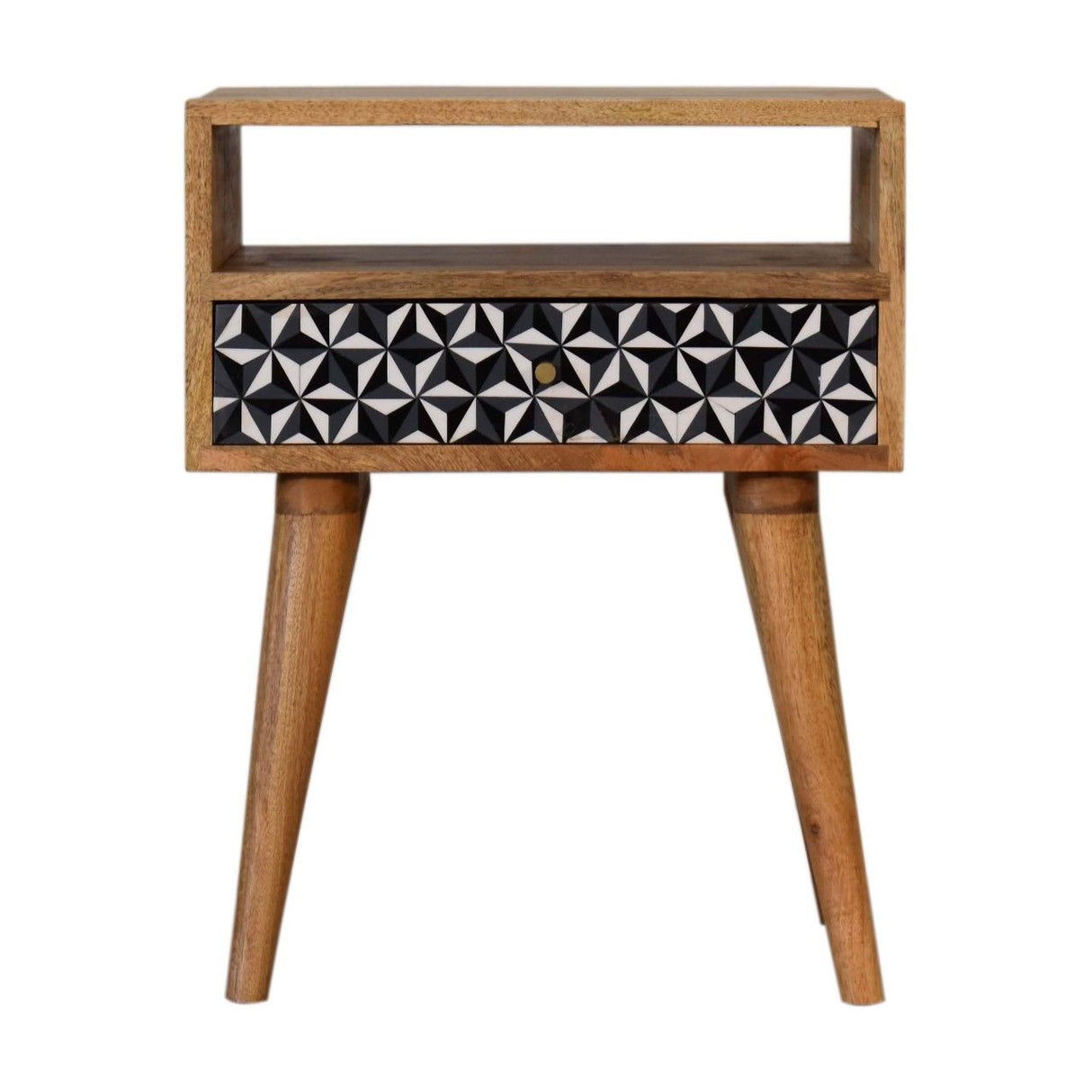 Mosaic Nightstand, 1 Drawer - Oak by Couch.com