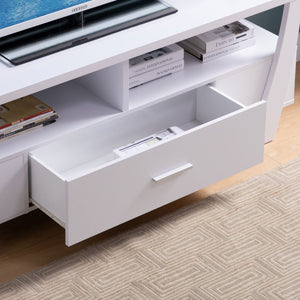 Contemporary TV Stand With 4 Shelves And 1 Drawer by Couch.com